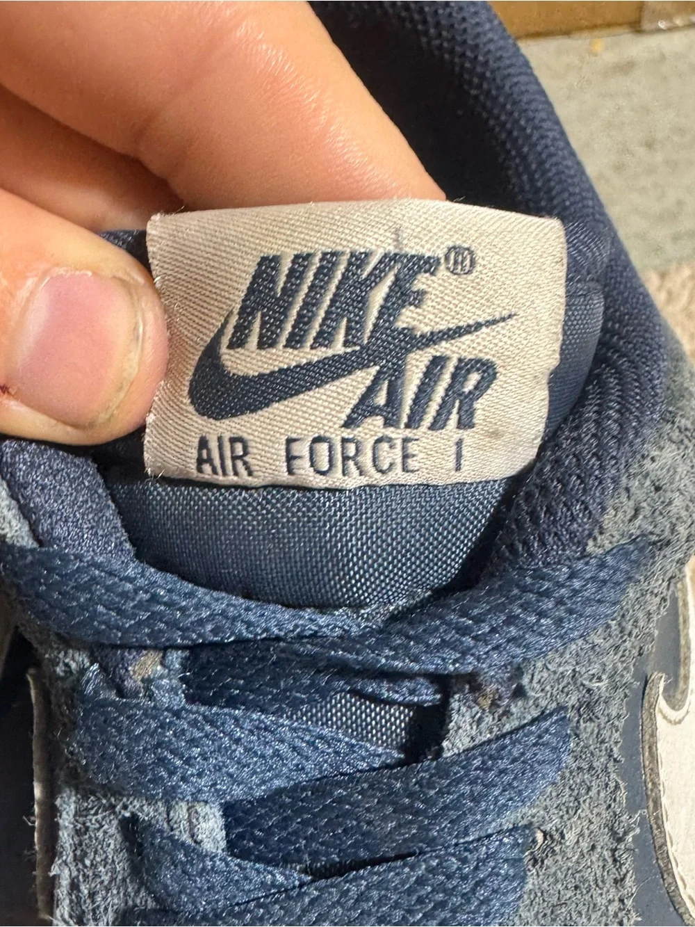 Nike Air Force 1 Shoes Mens 9.5 07 LV8 Armory Navy Summit White Lace Up Sneakers